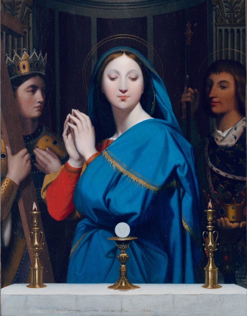 The Virgin Adoring the Host, by Jean Auguste Dominique Ingres